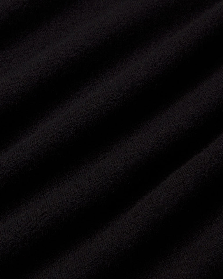 Jersey lana negro Lucien sostenible silueta - 2