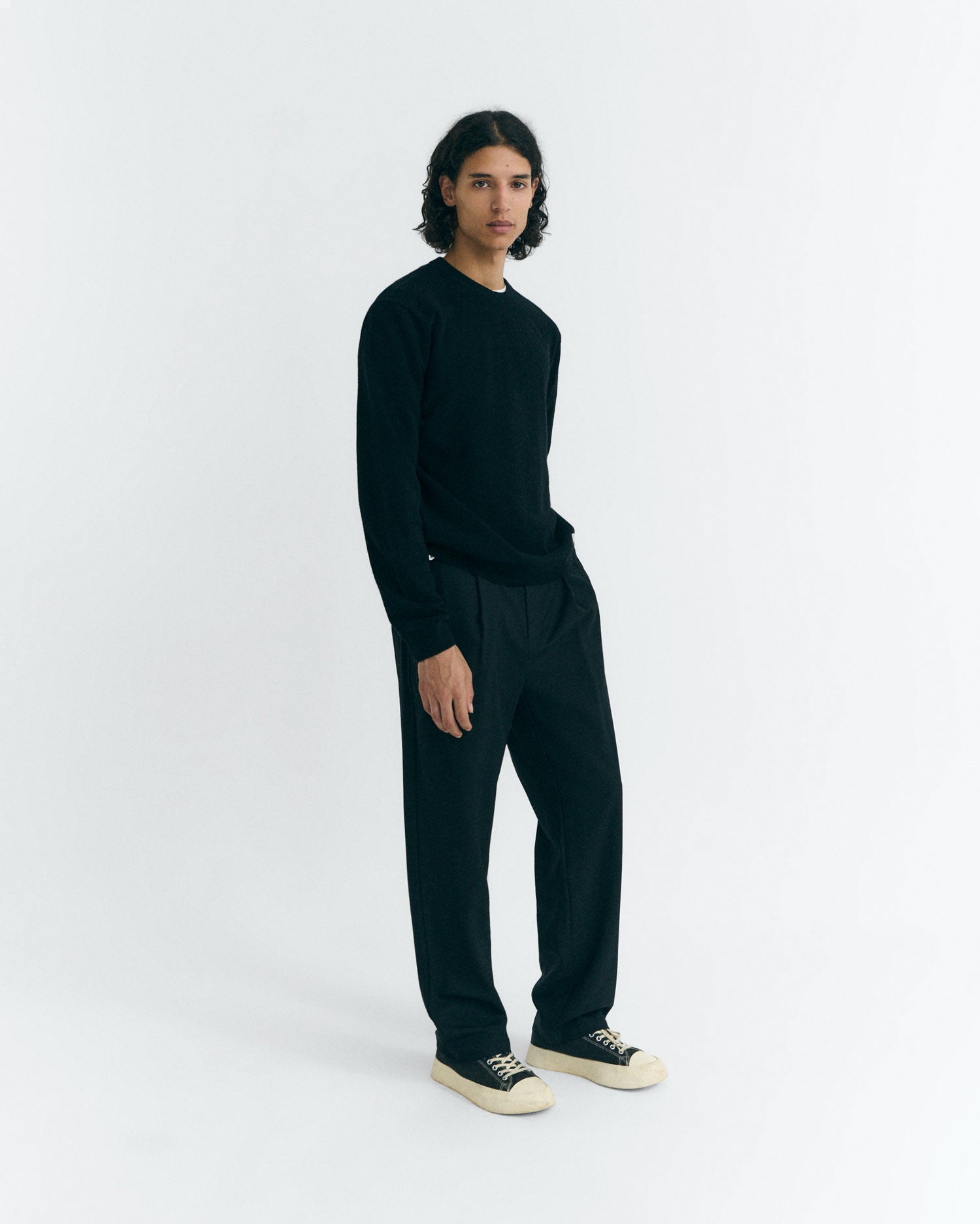 Jersey lana negro Lucien sostenible - 2