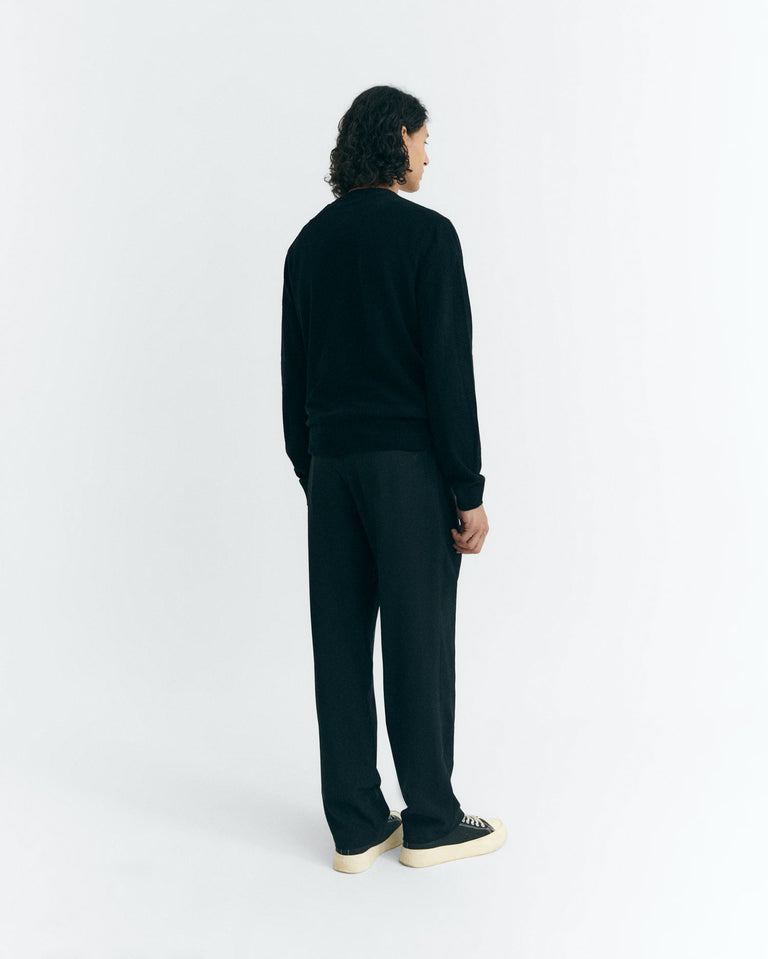 Jersey lana negro Lucien sostenible - 4