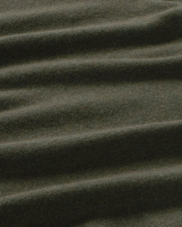 Jersey lana verde Lucien sostenible silueta - 2