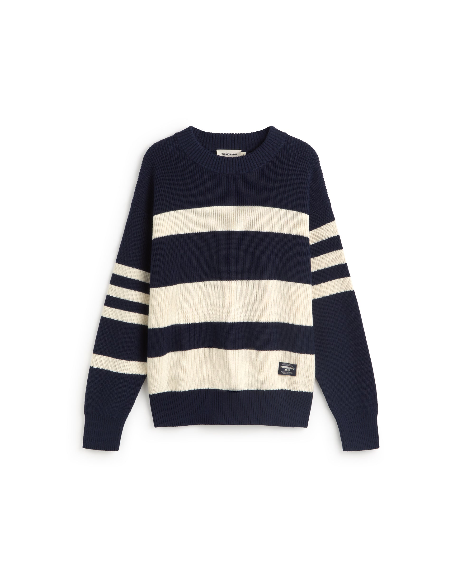 Jersey rayas algodón orgánico Santos sostenible silueta - 1