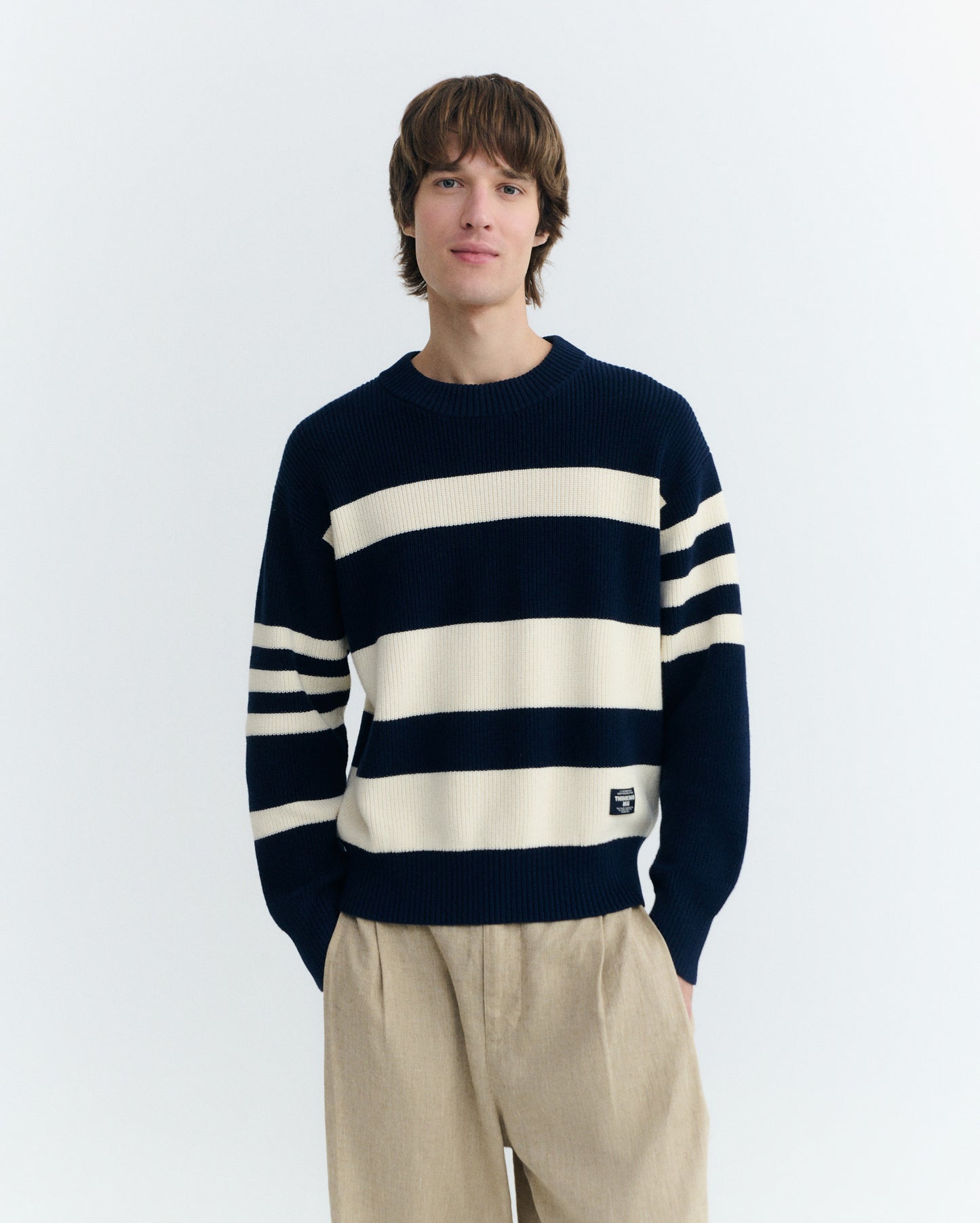 Jersey rayas algodón orgánico Santos sostenible - 2