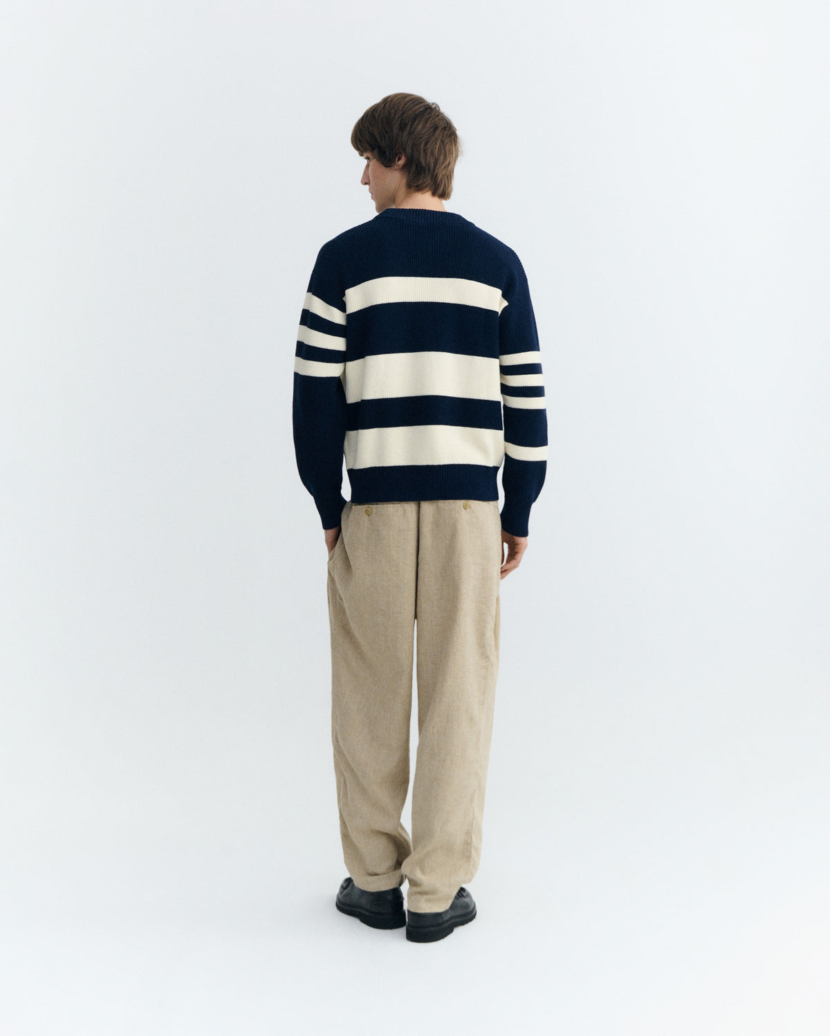Jersey rayas algodón orgánico Santos sostenible - 4