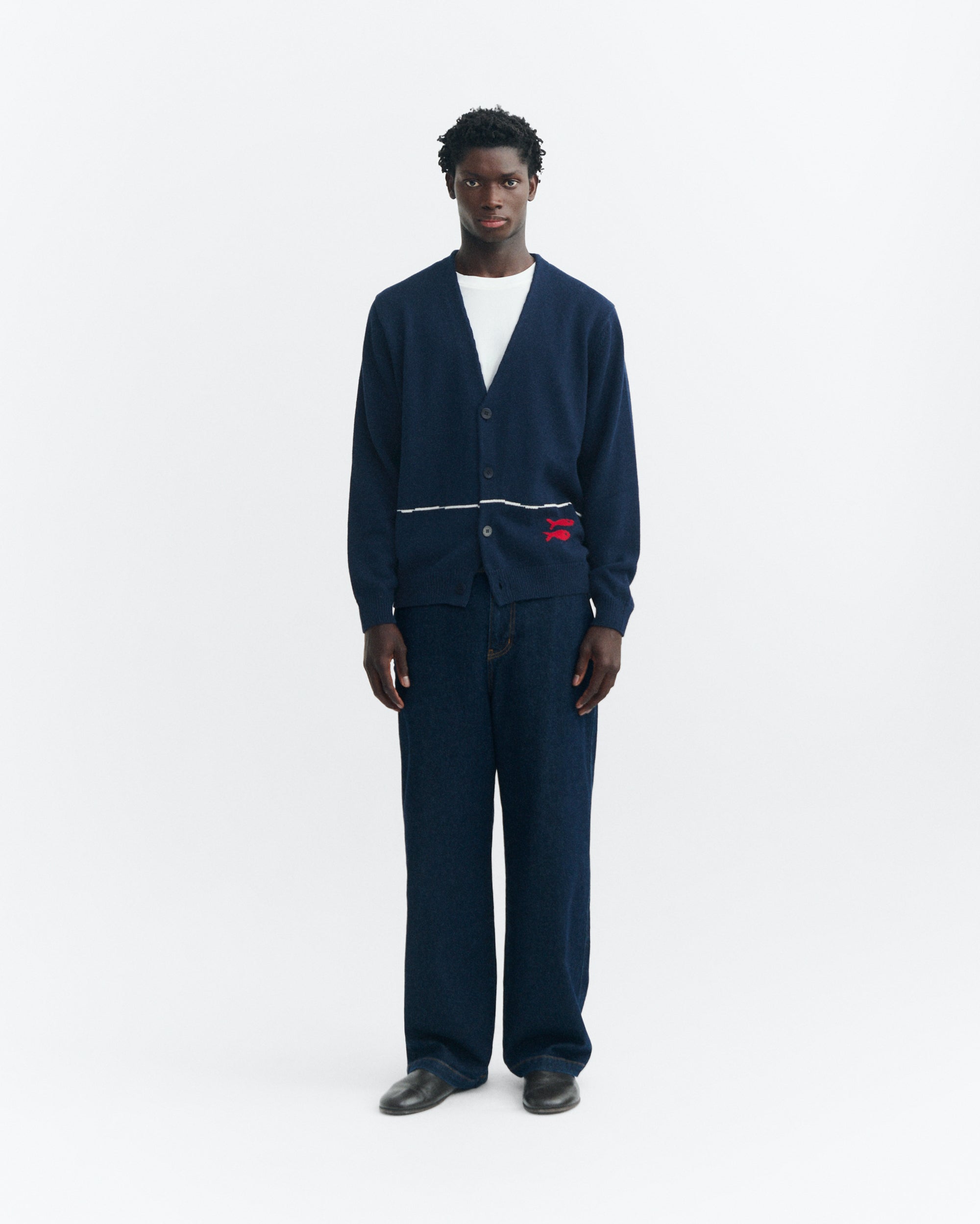 Cardigan punto algodón orgánico pescadors Creed sostenible - 1