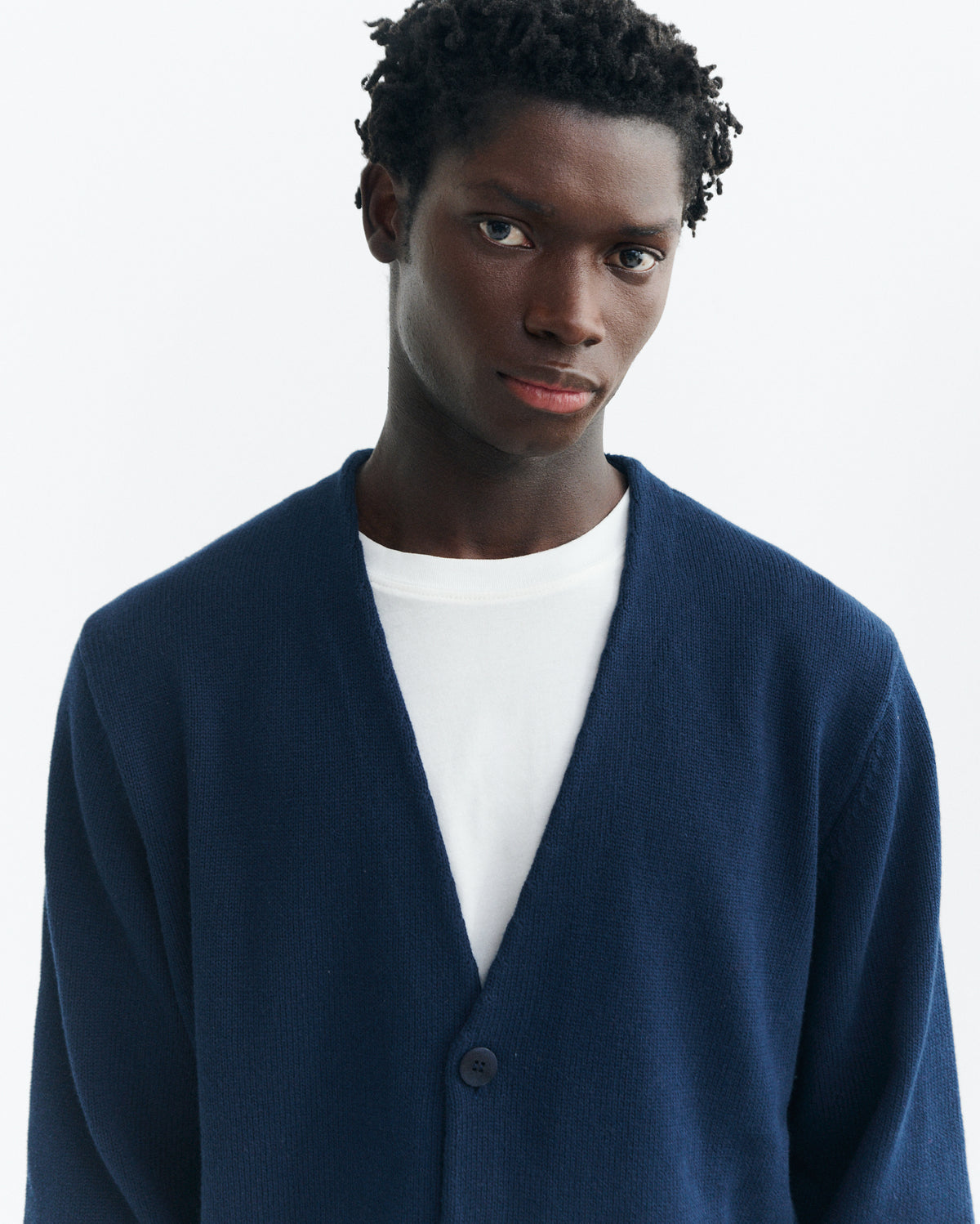 Cardigan punto algodón orgánico pescadors Creed sostenible - 4