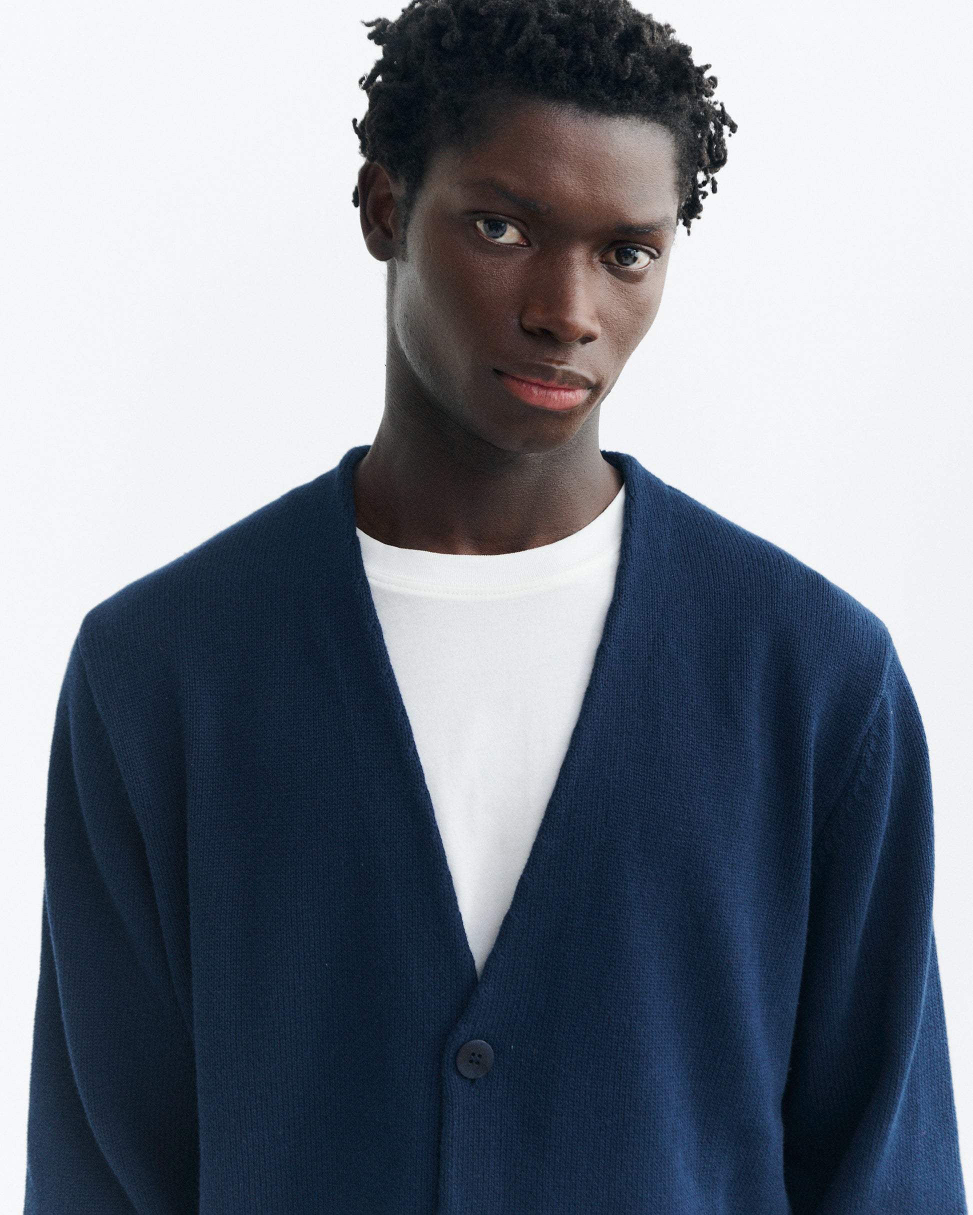 Cardigan punto algodón orgánico pescadors Creed sostenible - 4