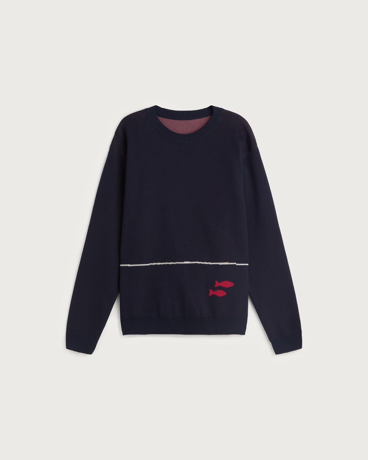 Jersey navy pescadors Seth sostenible silueta - 1