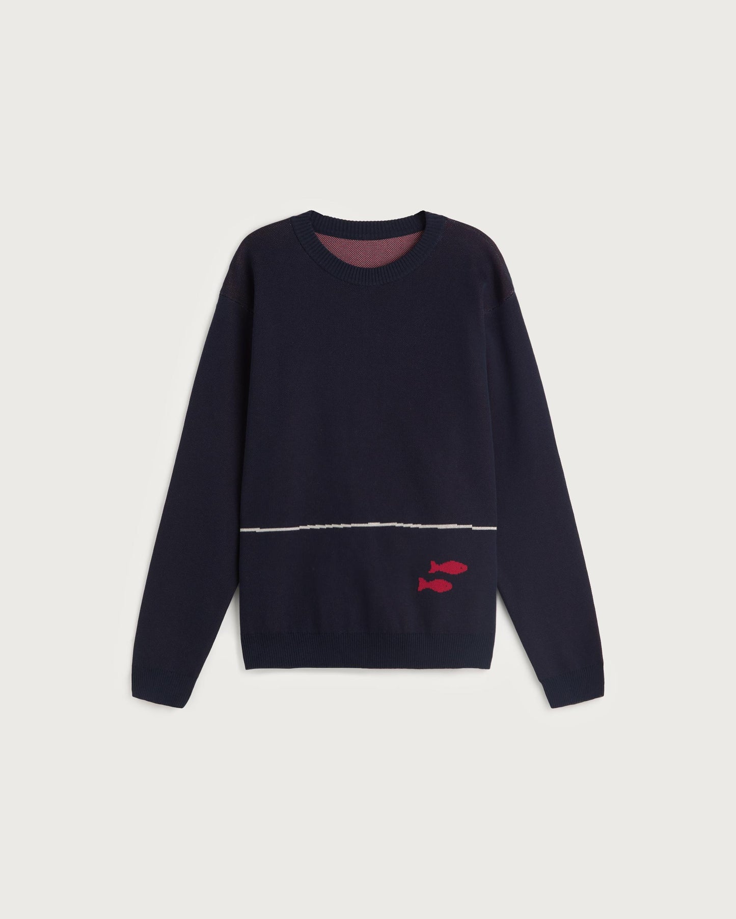 Jersey navy pescadors Seth sostenible silueta - 1