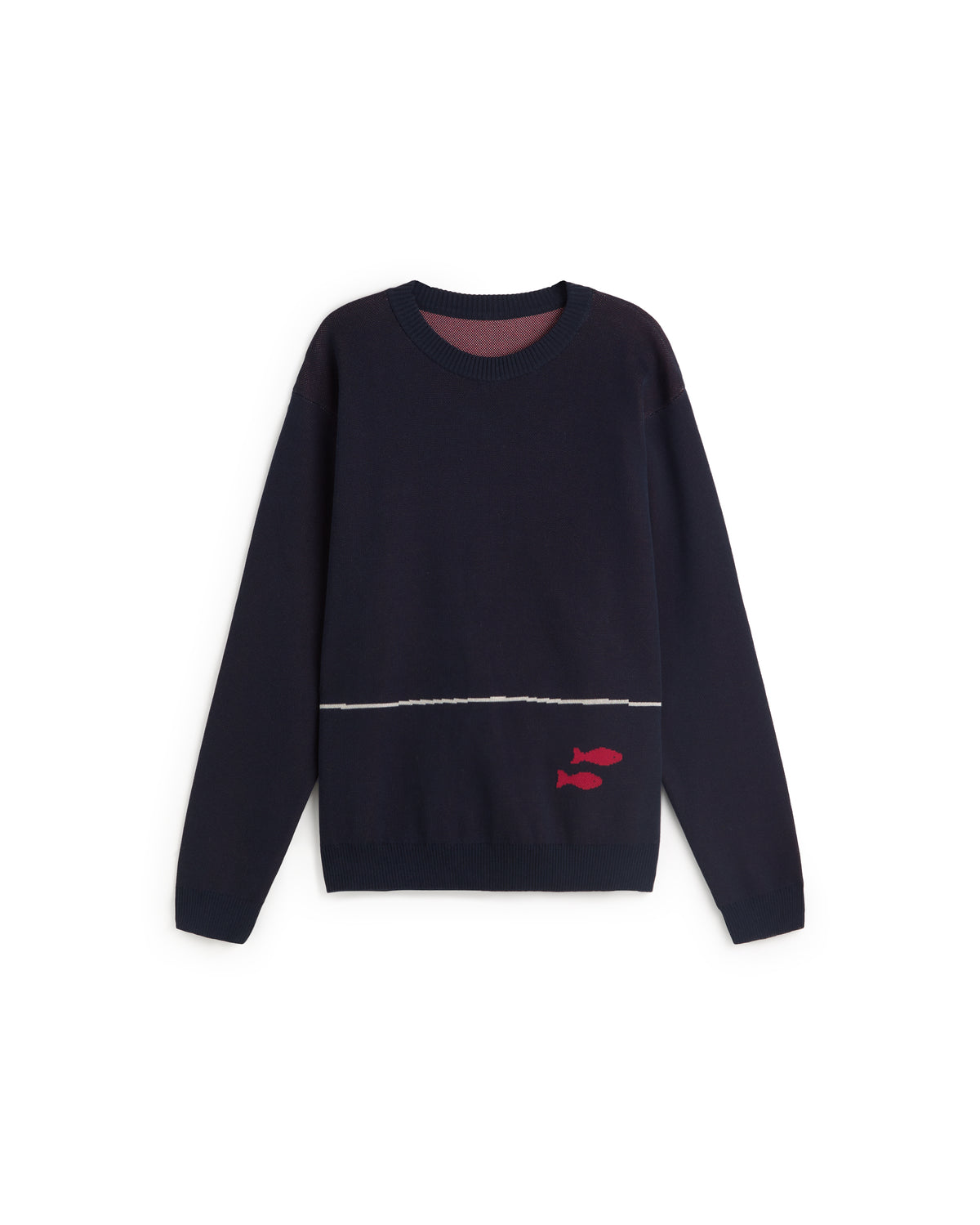 Jersey navy pescadors Seth sostenible silueta - 1