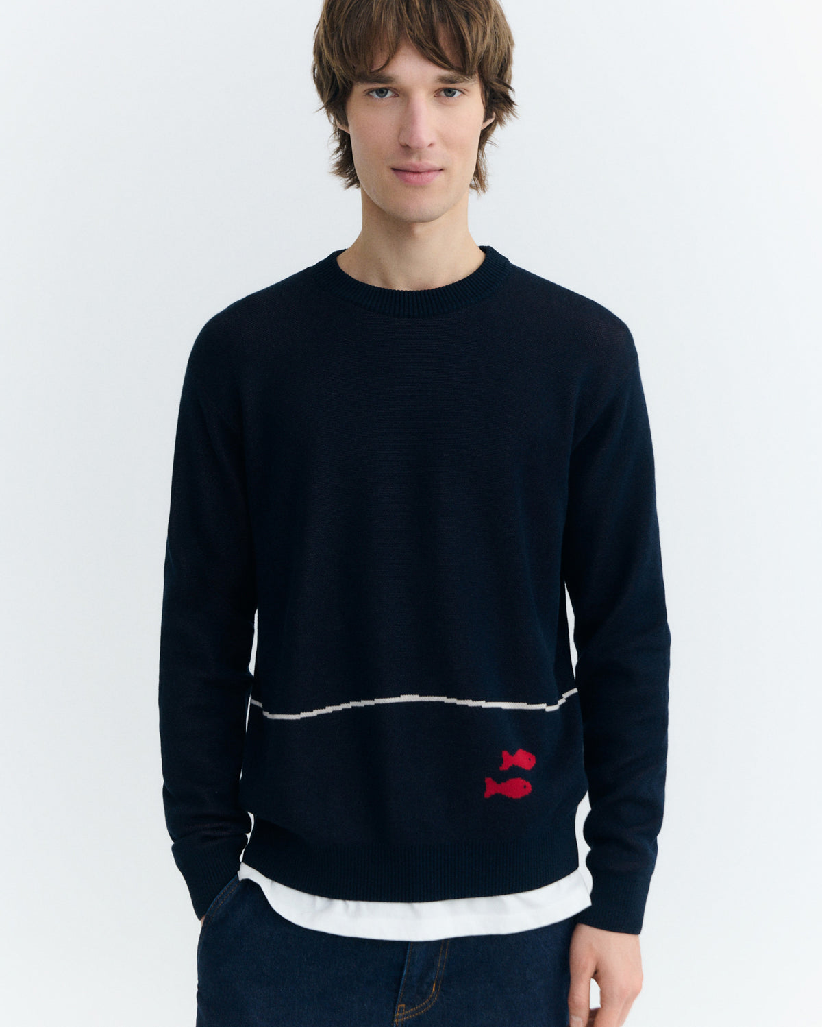 Jersey navy pescadors Seth sostenible - 3