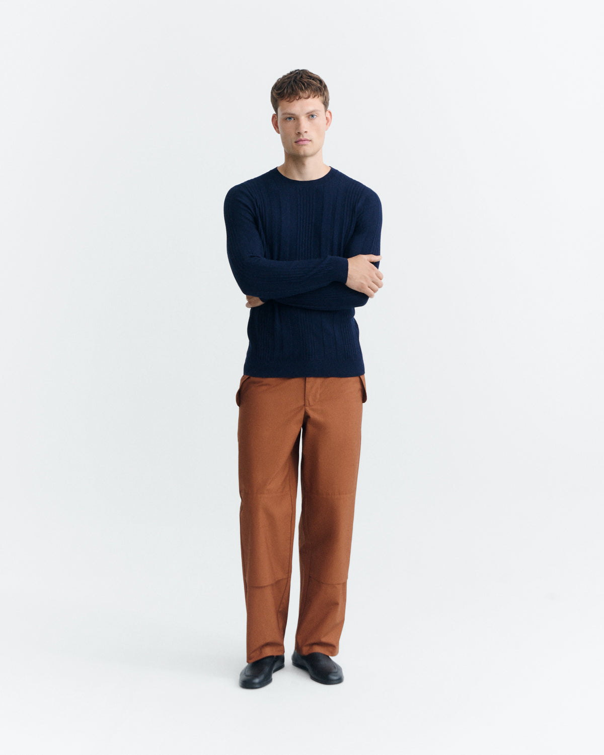 Jersey slim cashmere Mael sostenible - 1