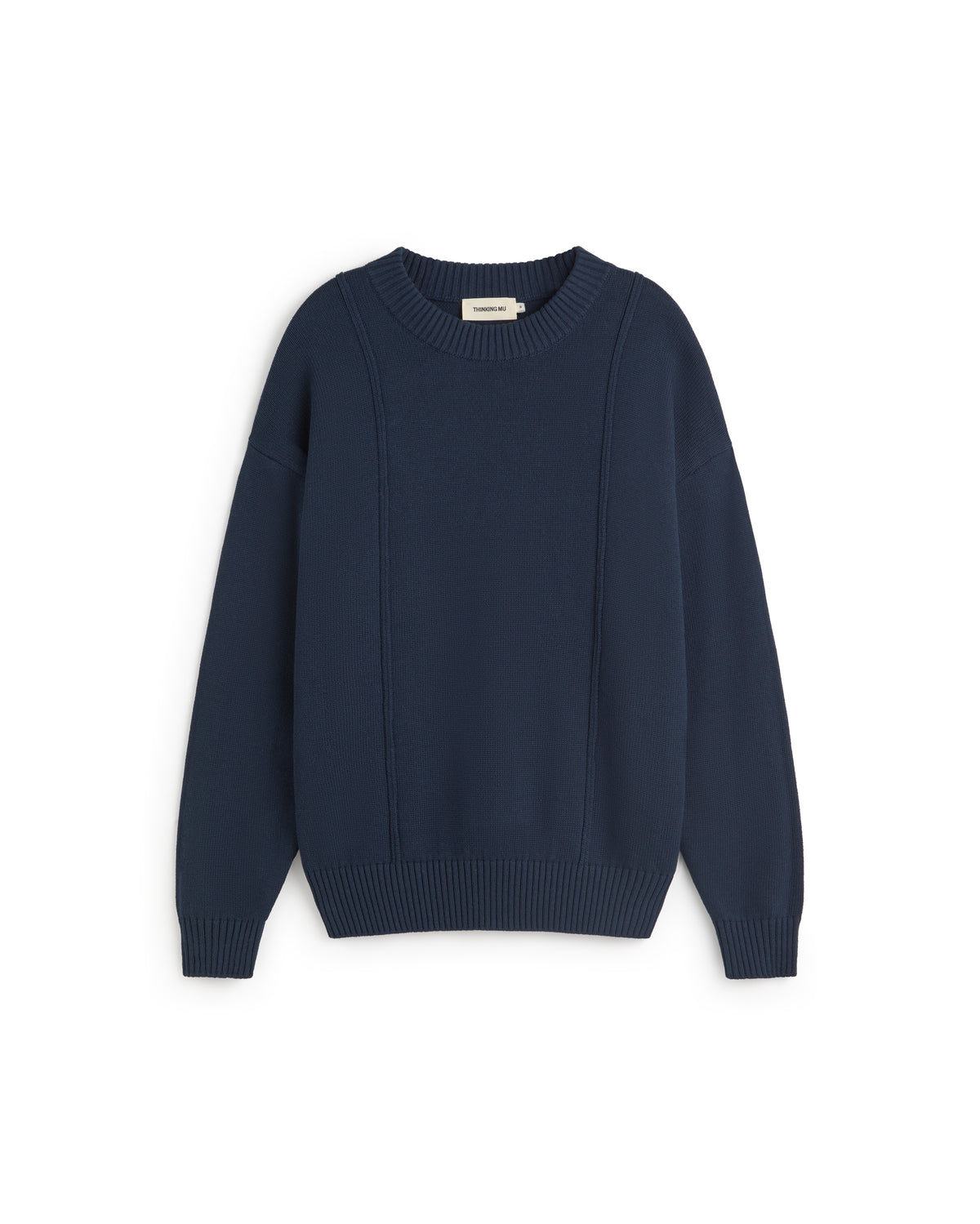 Jersey navy algodón Cole sostenible silueta - 1
