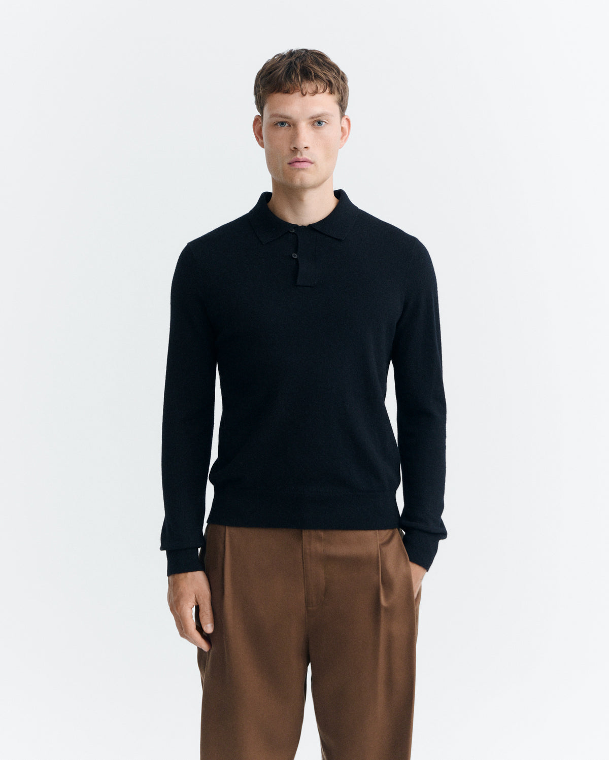 Jersey lana merino negro Jesse sostenible - 2
