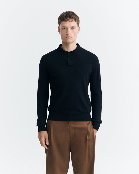 Jersey lana merino negro Jesse sostenible - 2