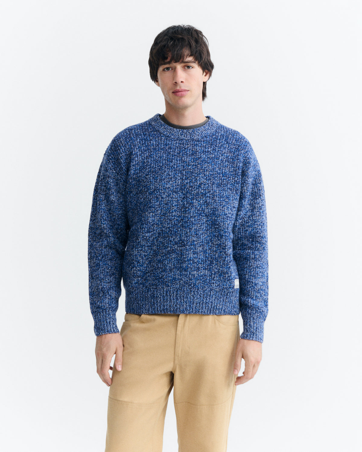 Jersey lana merino azul Santos sostenible - 2