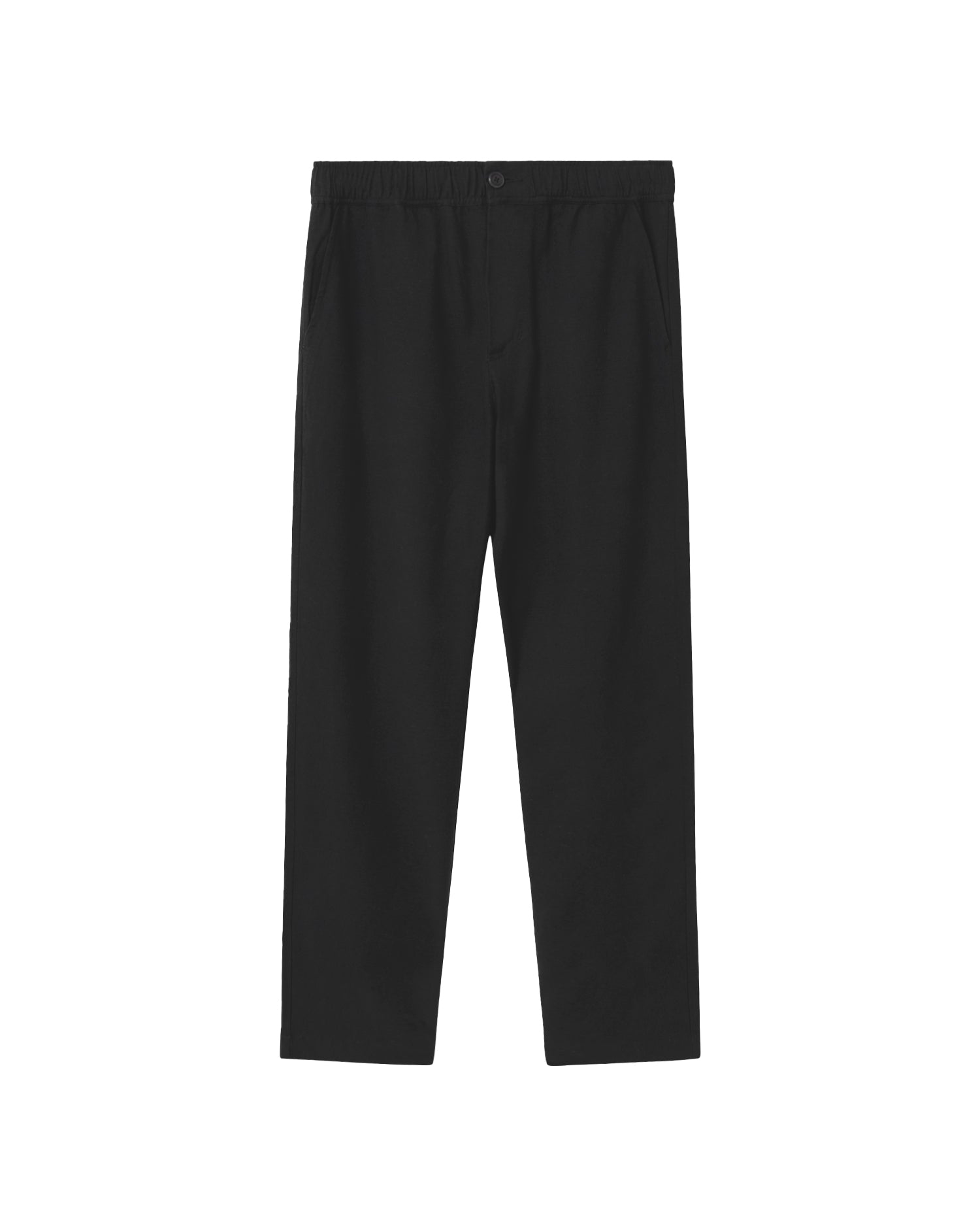 Pantalón negro Travel light sostenible  - silueta 1