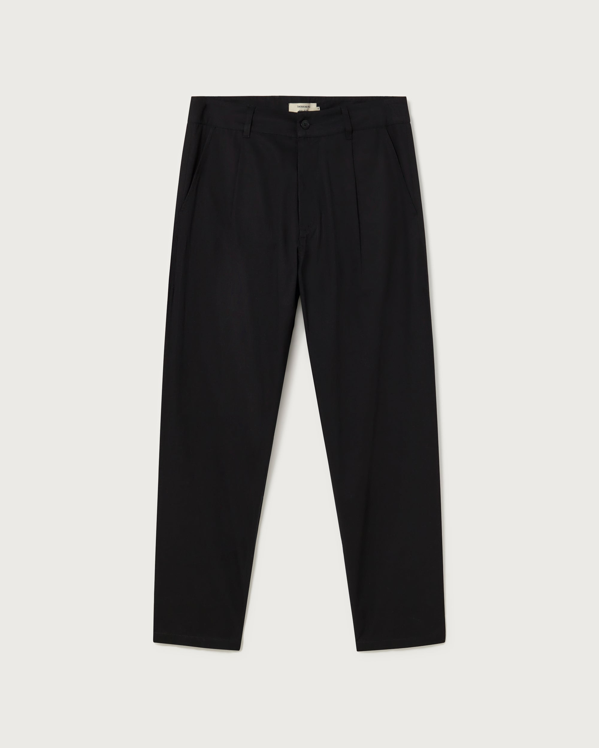 Pantalón negro Moero light sostenible  - silueta 1