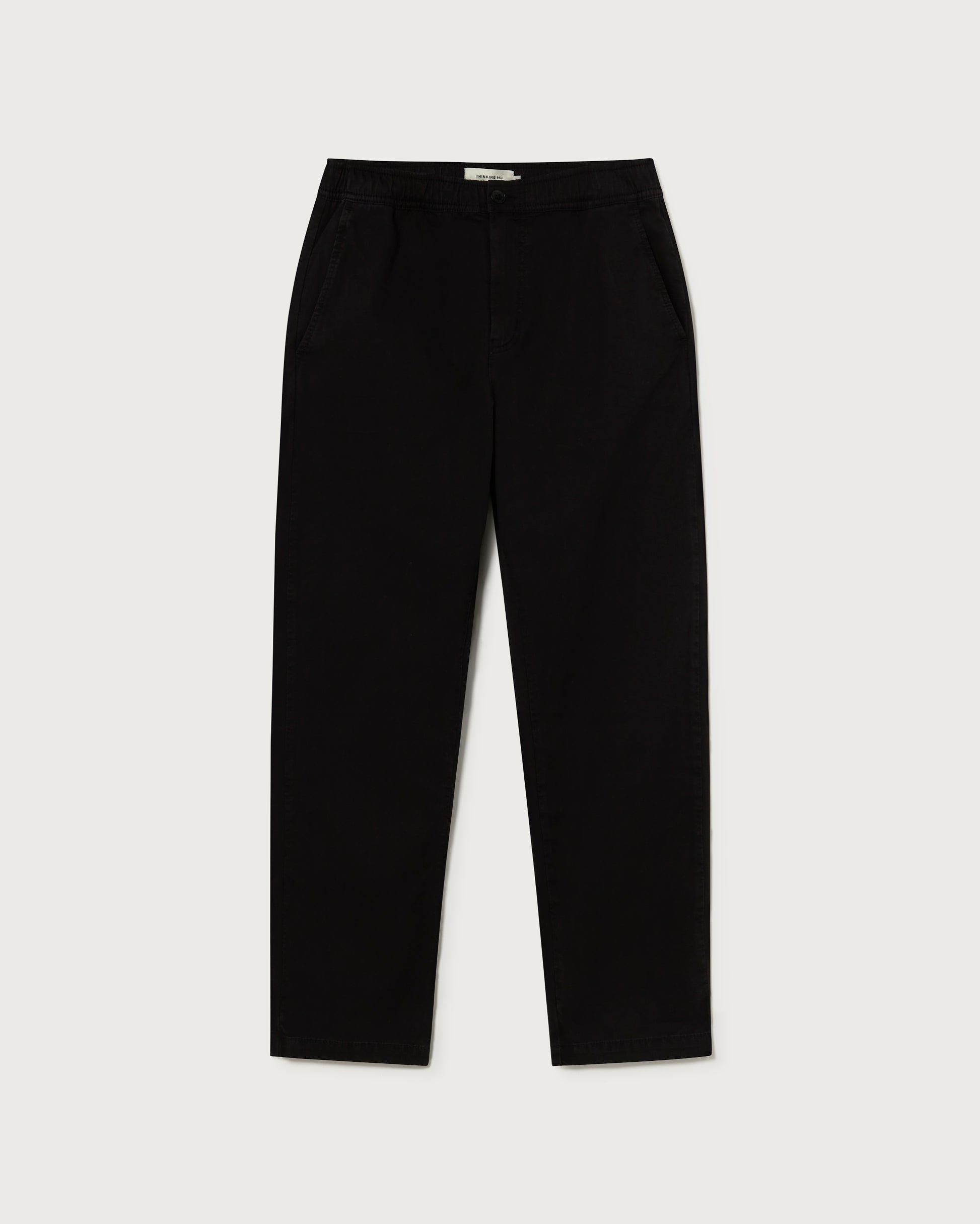 Pantalón negro Travel sostenible  - silueta 1