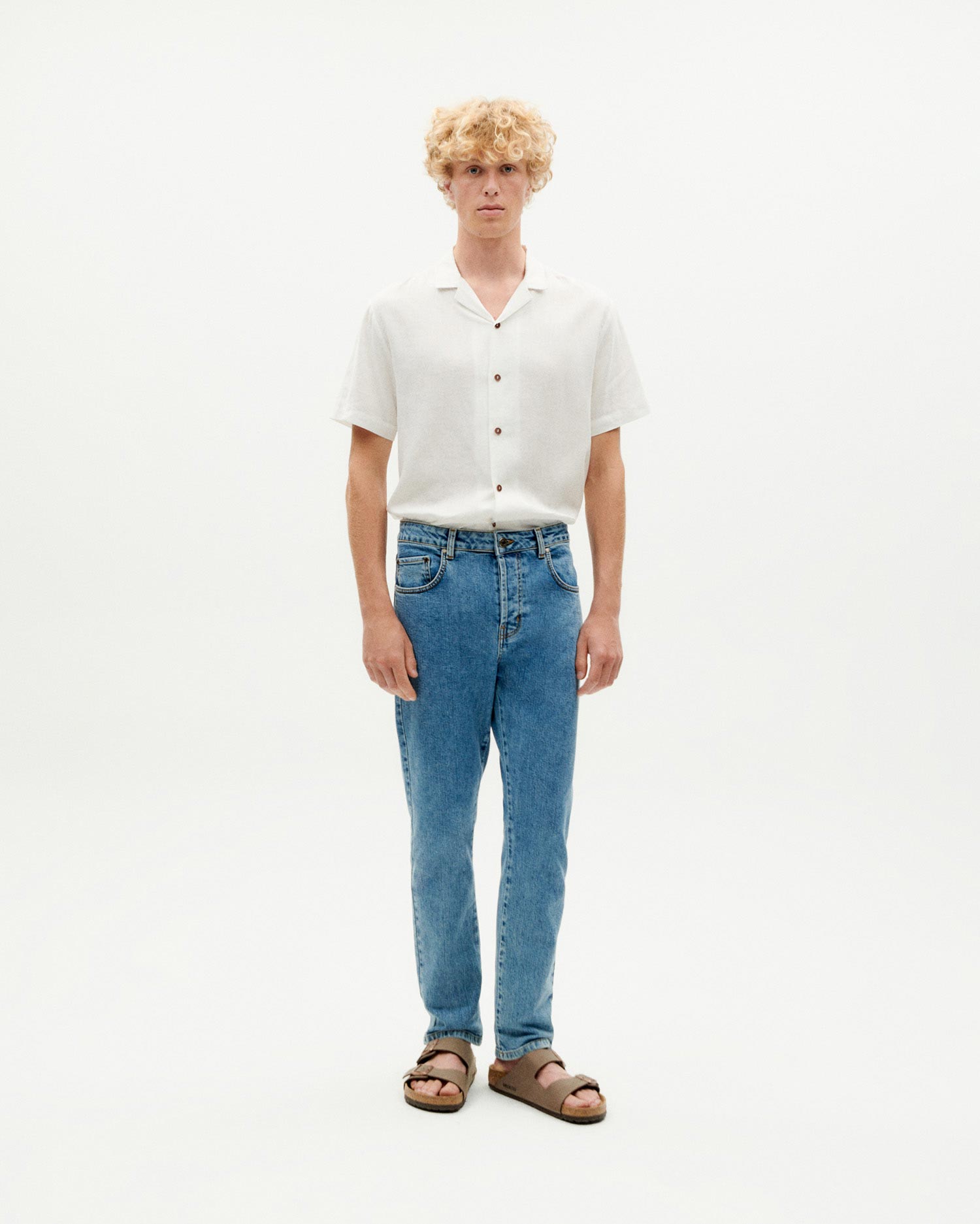 Pantalón 5 Pockets light clean denim sostenible -1