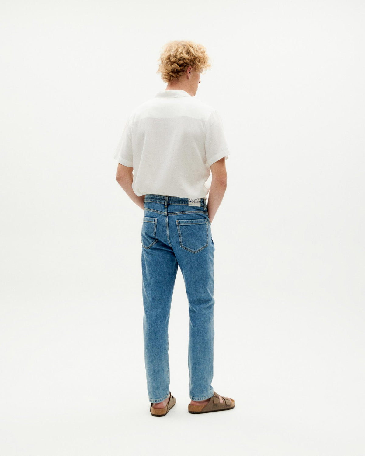 Pantalón 5 Pockets light clean denim sostenible -3