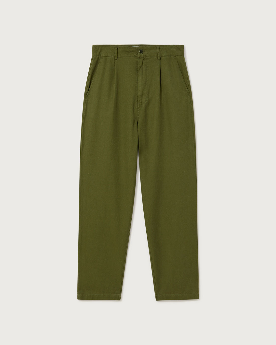 Pantalón verde Hemp Moero sostenible  - silueta 2