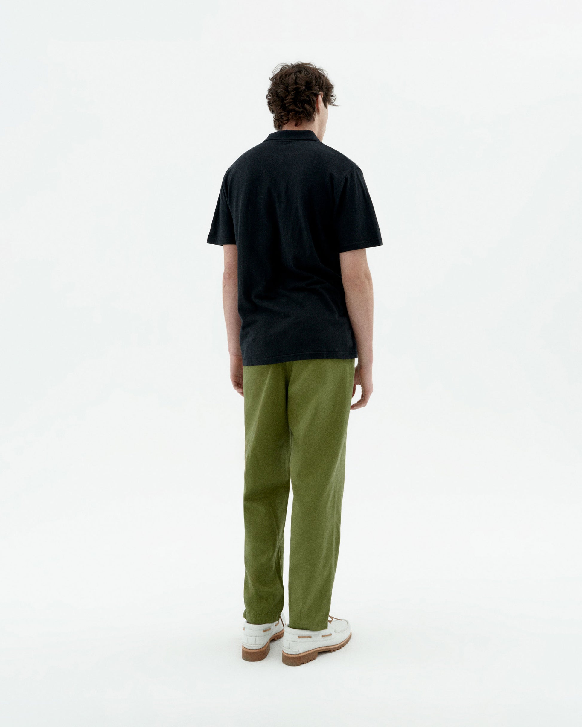 Pantalón verde Hemp Moero sostenible-4
