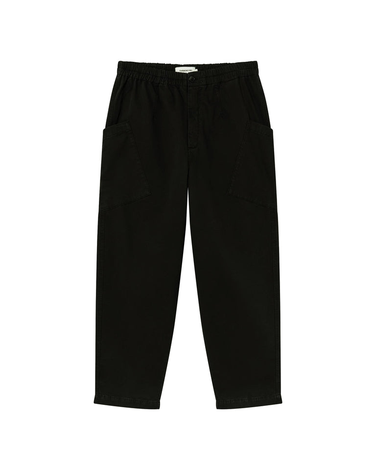 Pantalón negro Max sostenible -silueta 1