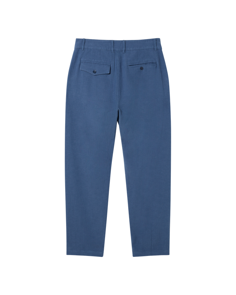 Pantalón azul Wotan sostenible -silueta1