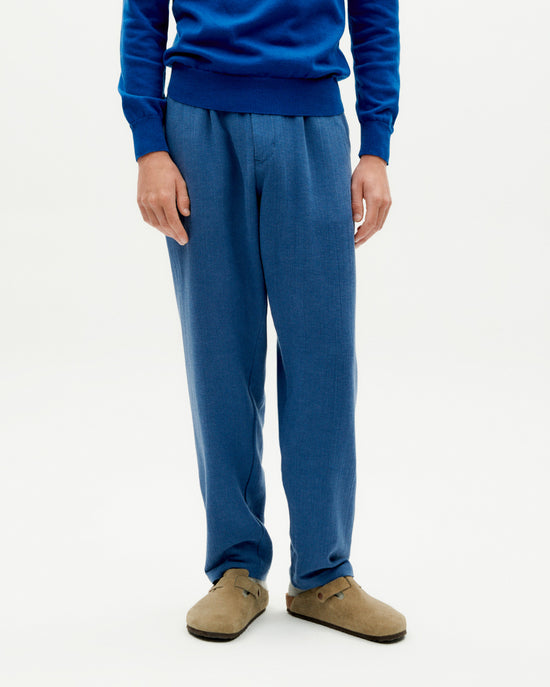 Pantalón azul Wotan sostenible -1