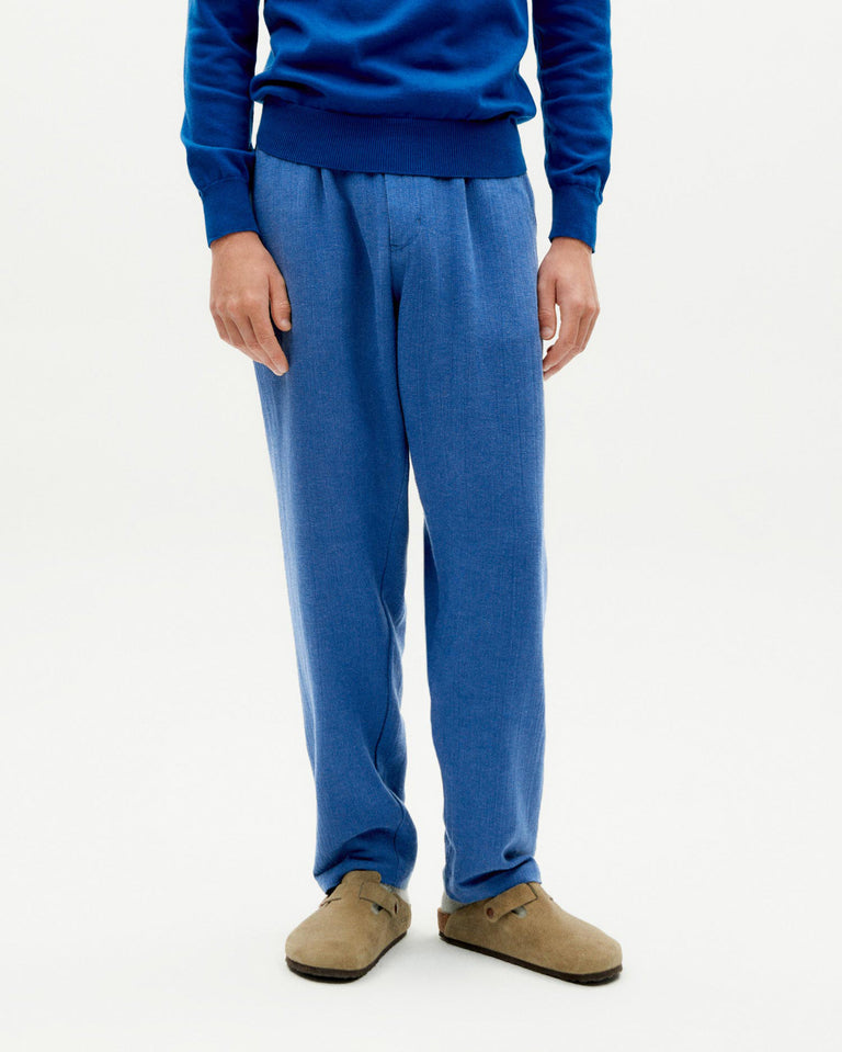 Pantalón azul Wotan sostenible -1