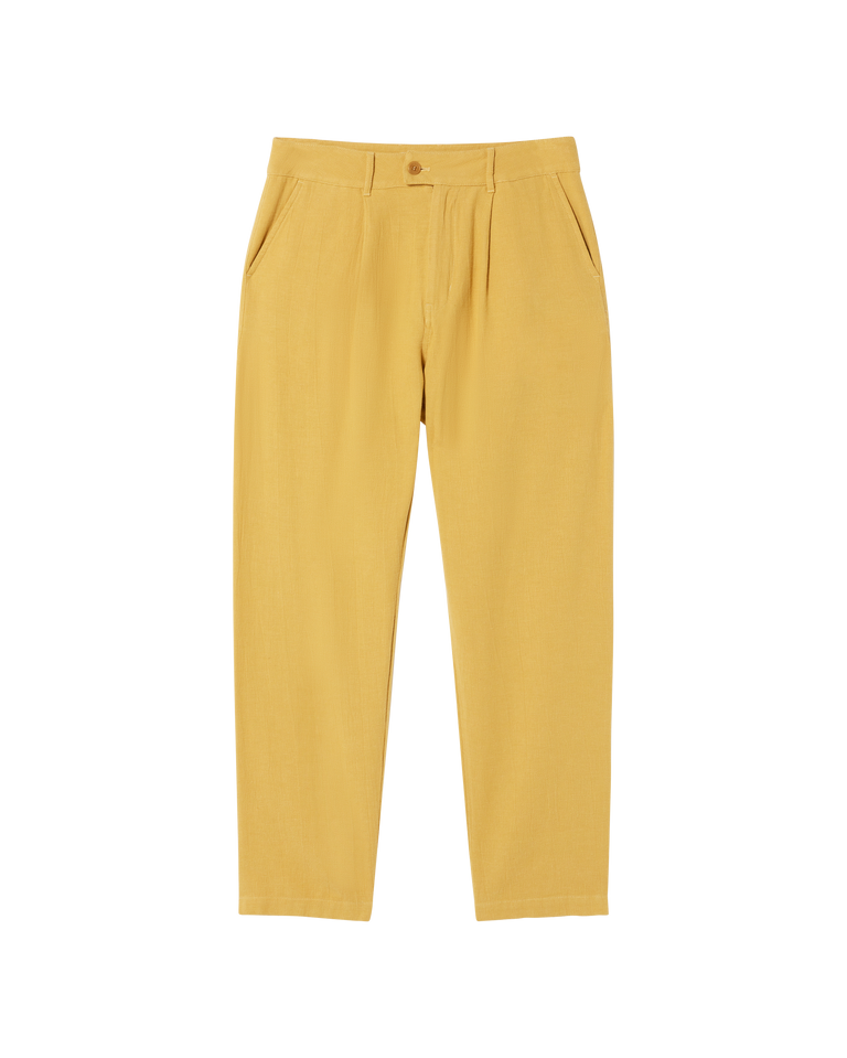 Pantalón amarillo Wotan sostenible -siluetax