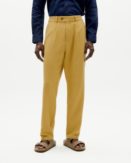 Pantalón amarillo Wotan sostenible -1