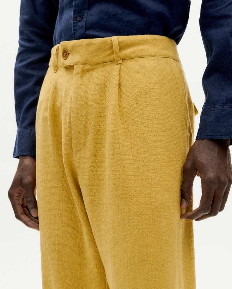 Pantalón amarillo Wotan sostenible -5