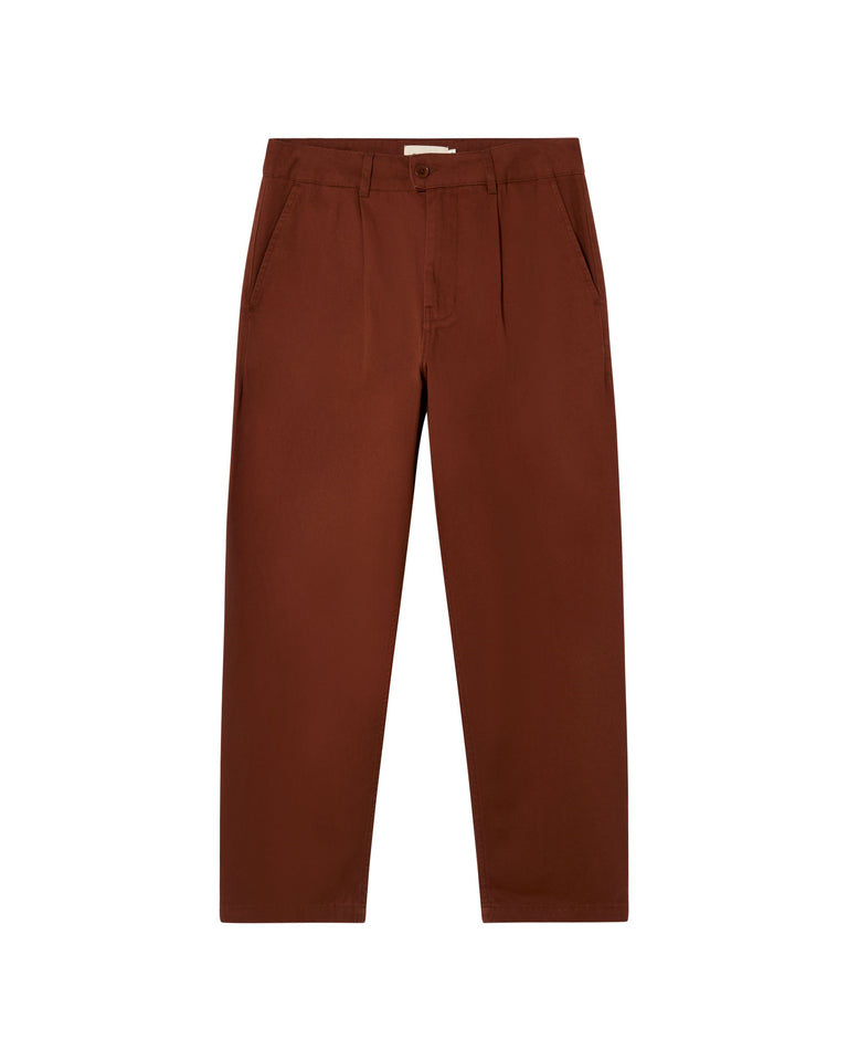 Pantalón marrón Wotan sostenible - siluetaxx