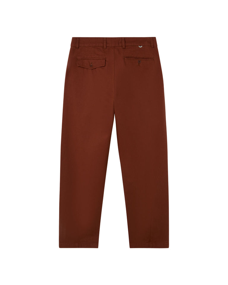 Pantalón marrón Wotan sostenible - silueta6