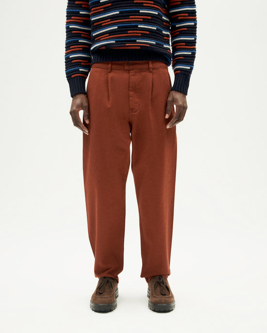 Pantalón marrón Wotan sostenible - 1