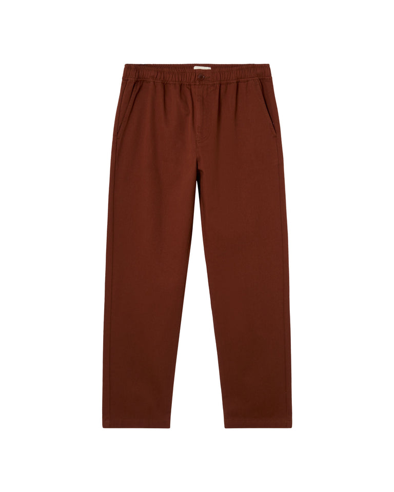 Pantalón marrón Travel sostenible-siluetax