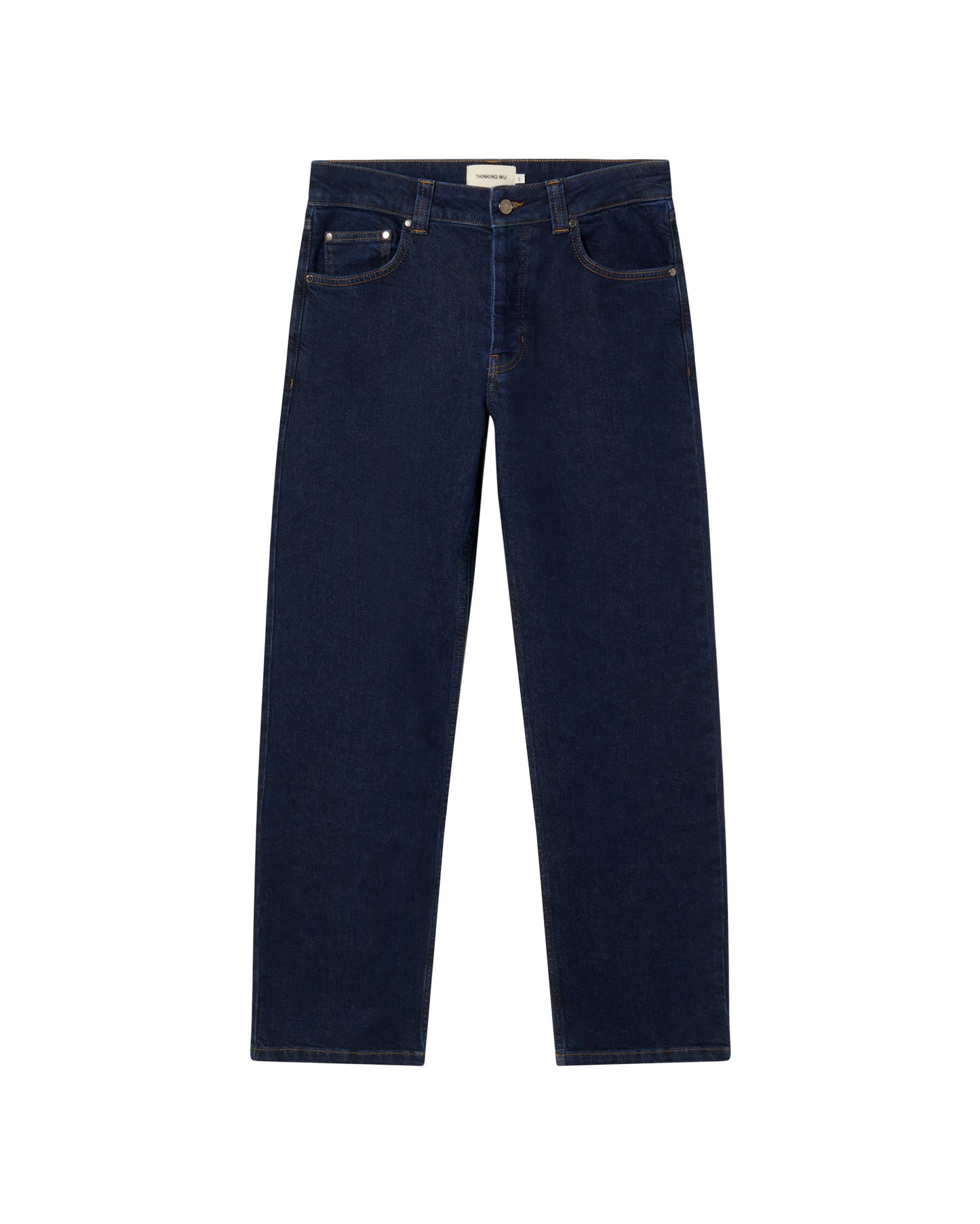 Pantalón dark clean denim David sostenible - silueta 1
