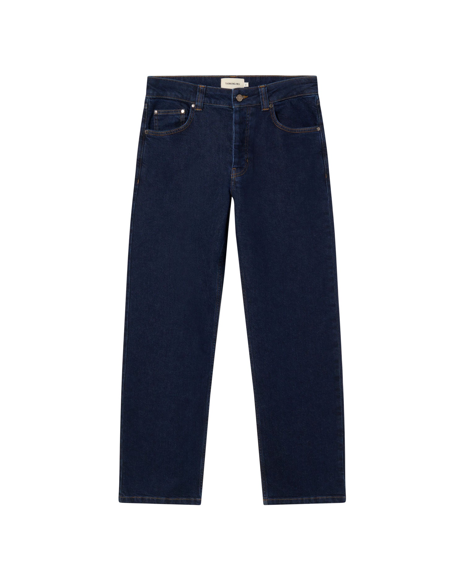 Pantalón dark clean denim David sostenible - silueta 1