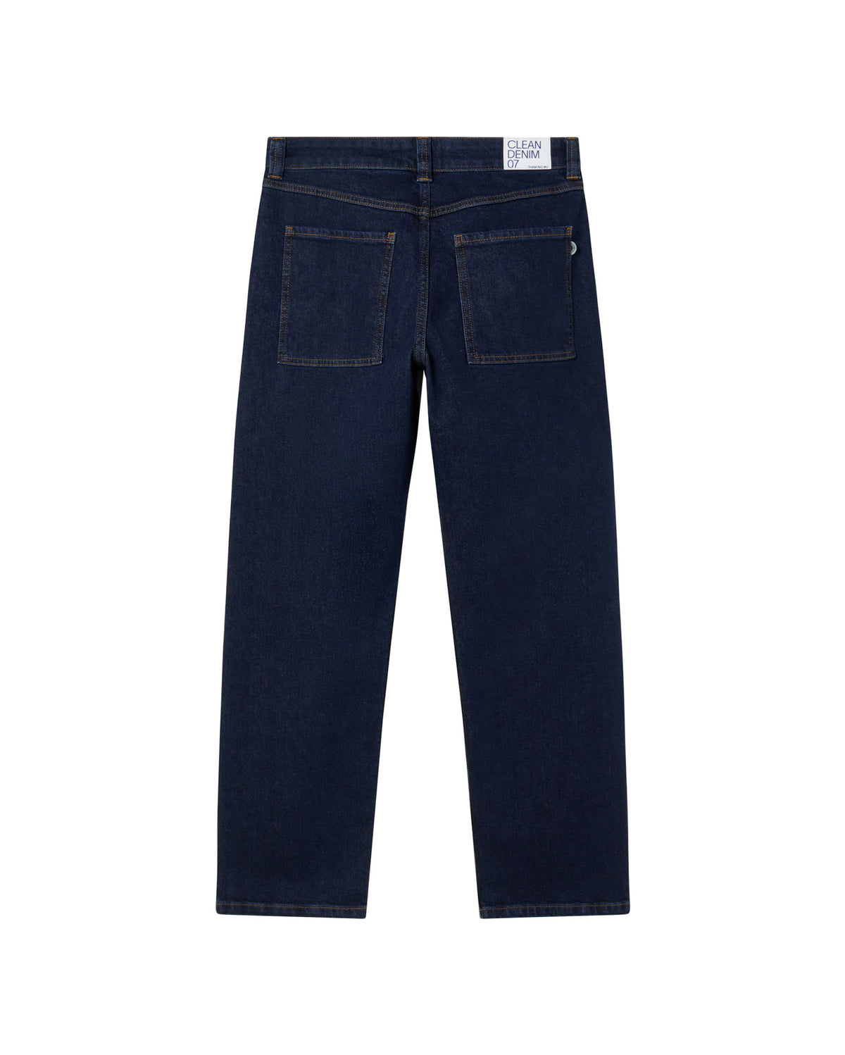 Pantalón dark clean denim David sostenible - silueta 2