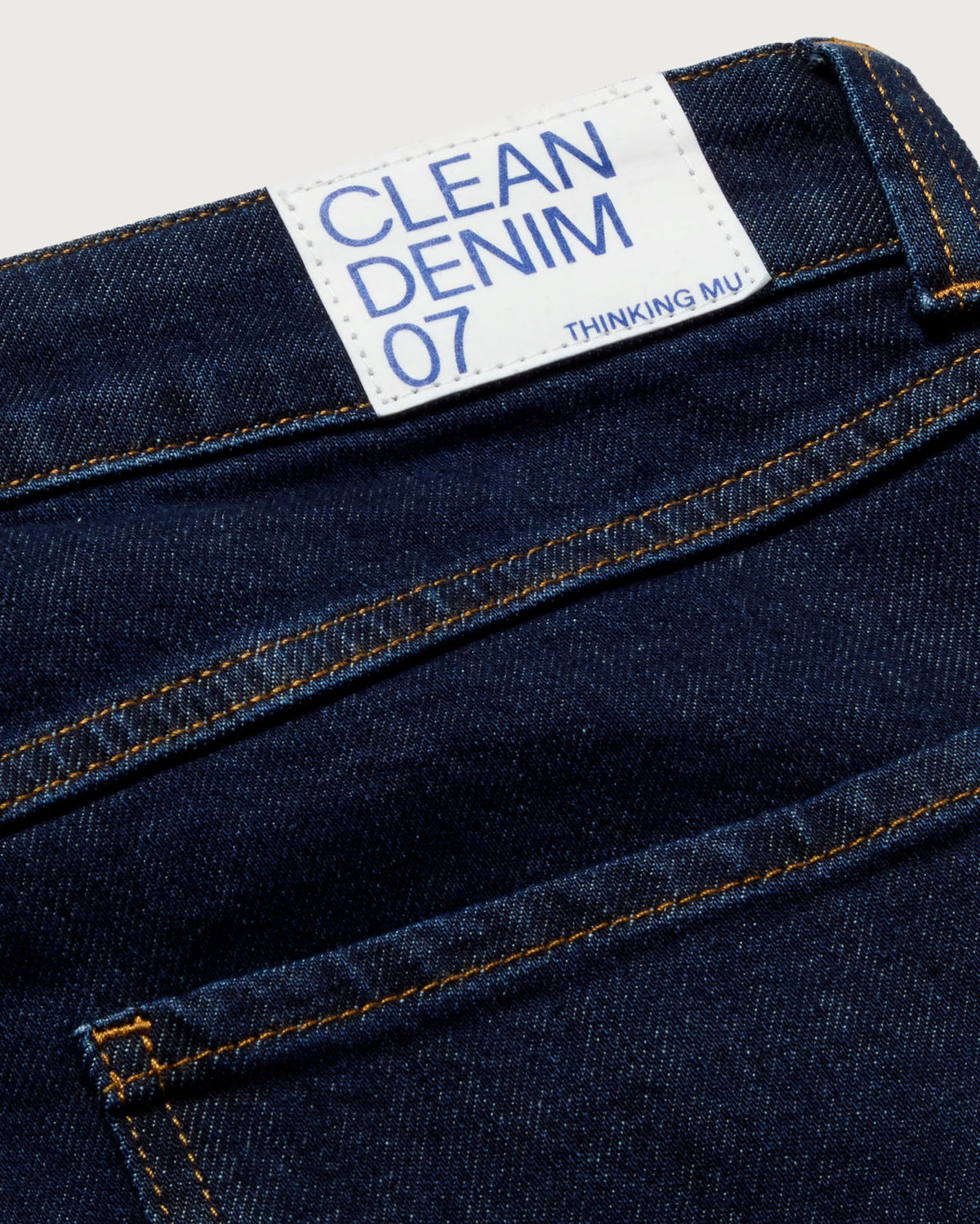 Pantalón dark clean denim David sostenible - silueta 4