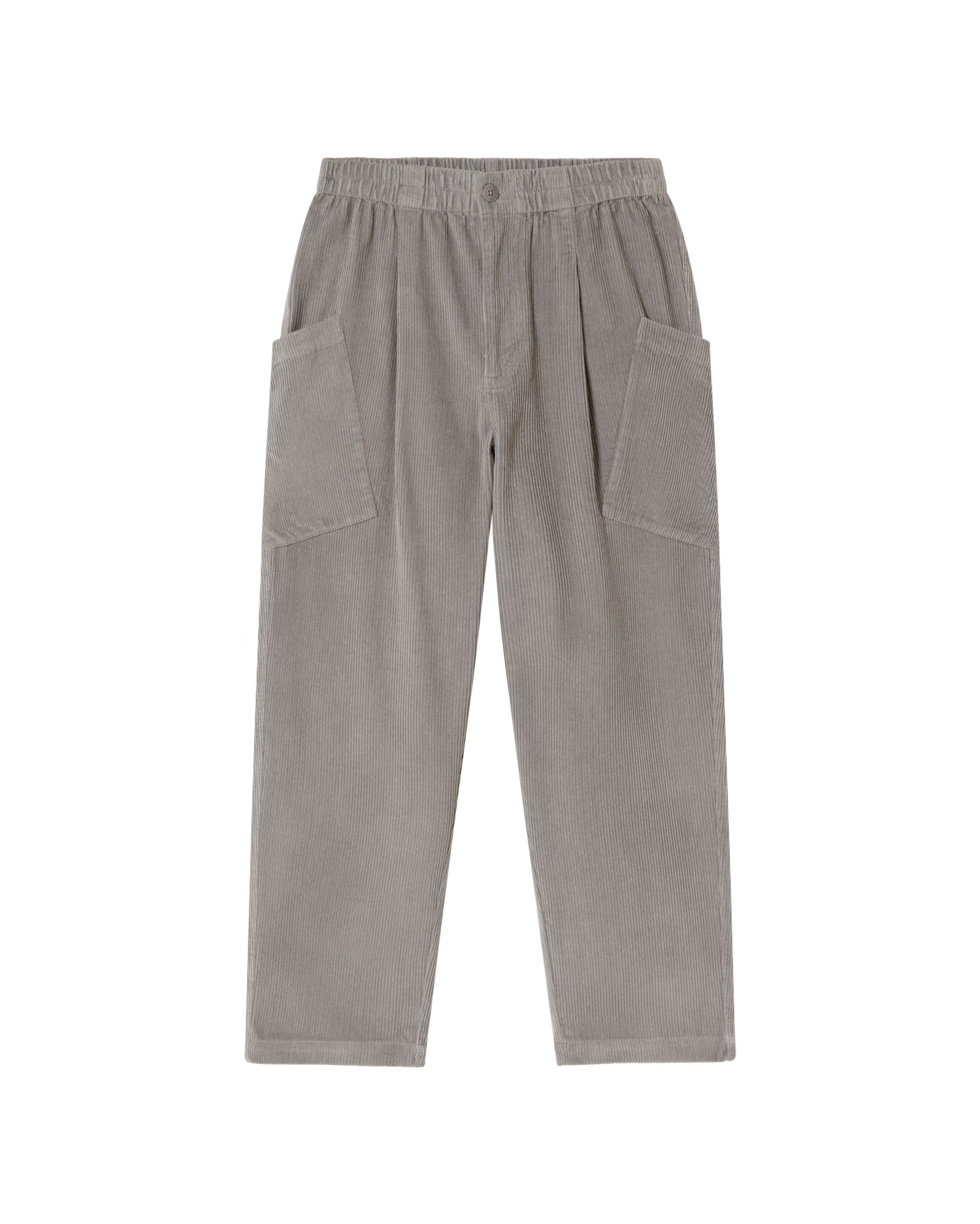 Pantalón gris pana Max sostenible - silueta 3