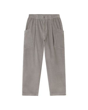 Pantalón gris pana Max sostenible - silueta 3