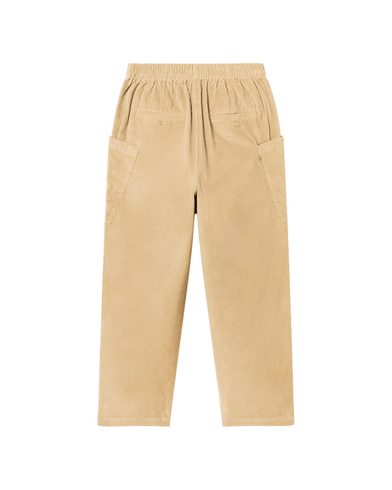 Pantalón beige pana Max sostenible-silueta-2