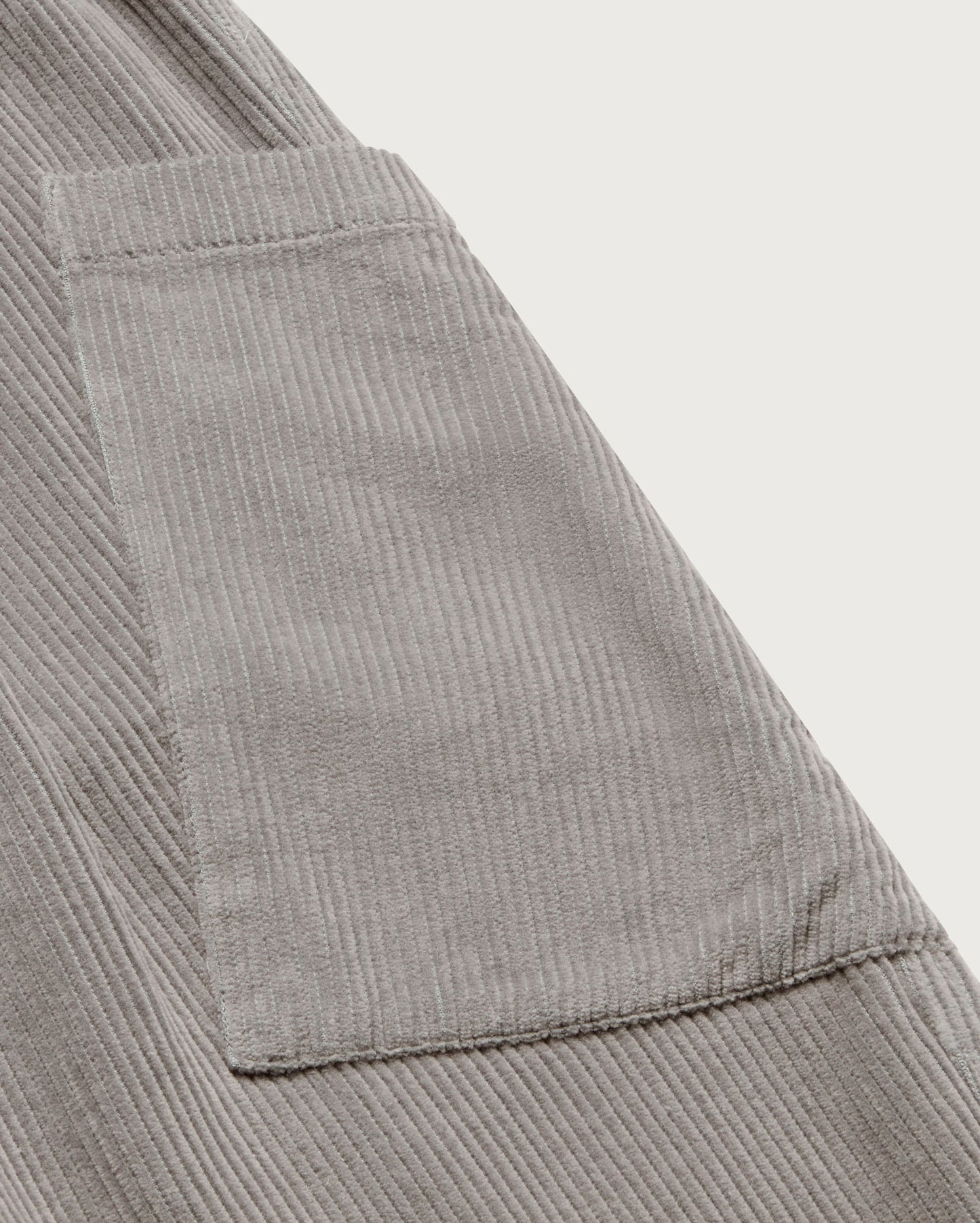 Pantalón gris pana Max sostenible - silueta 1
