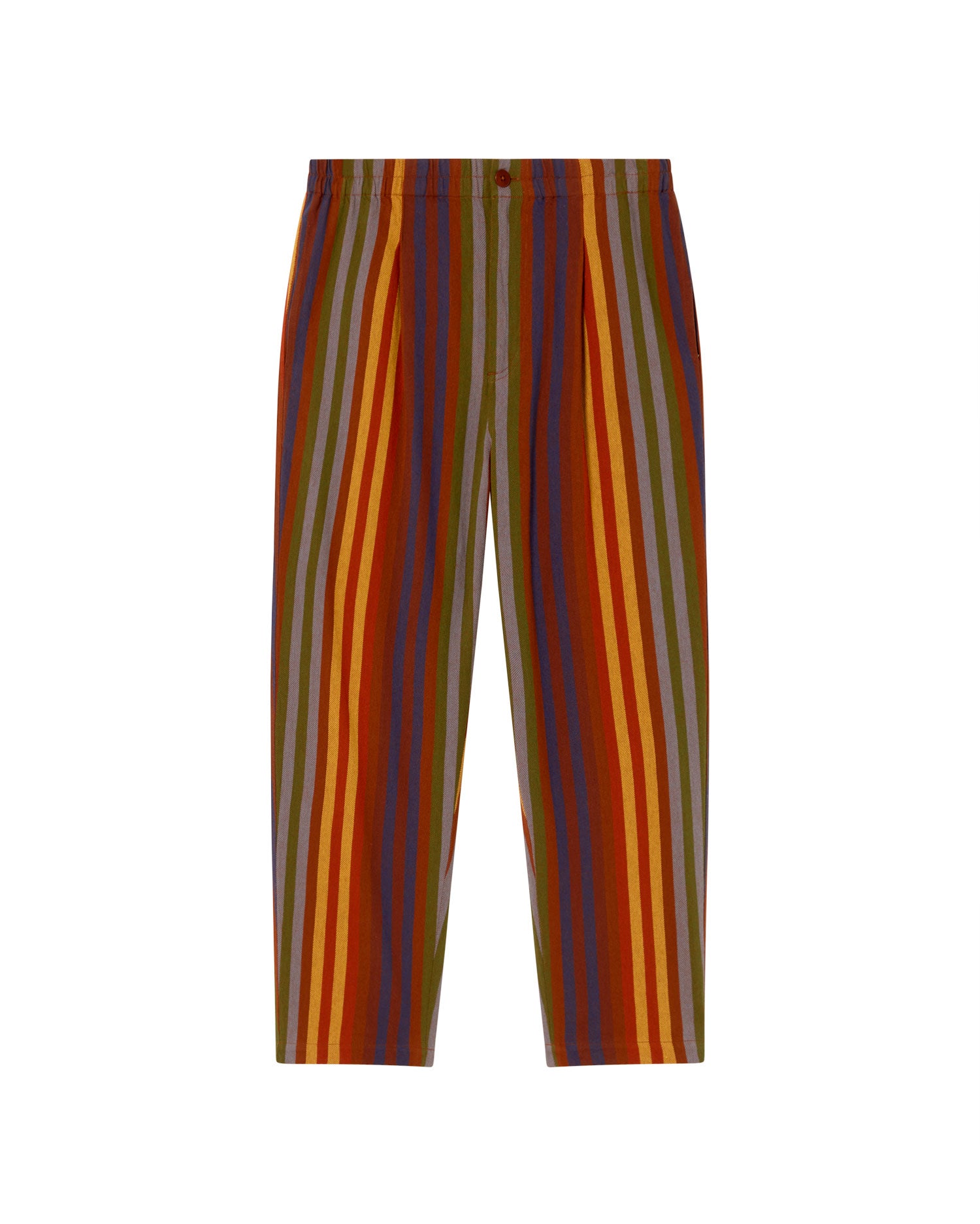 Pantalón multicolor rayas Luc sostenible - silueta 1
