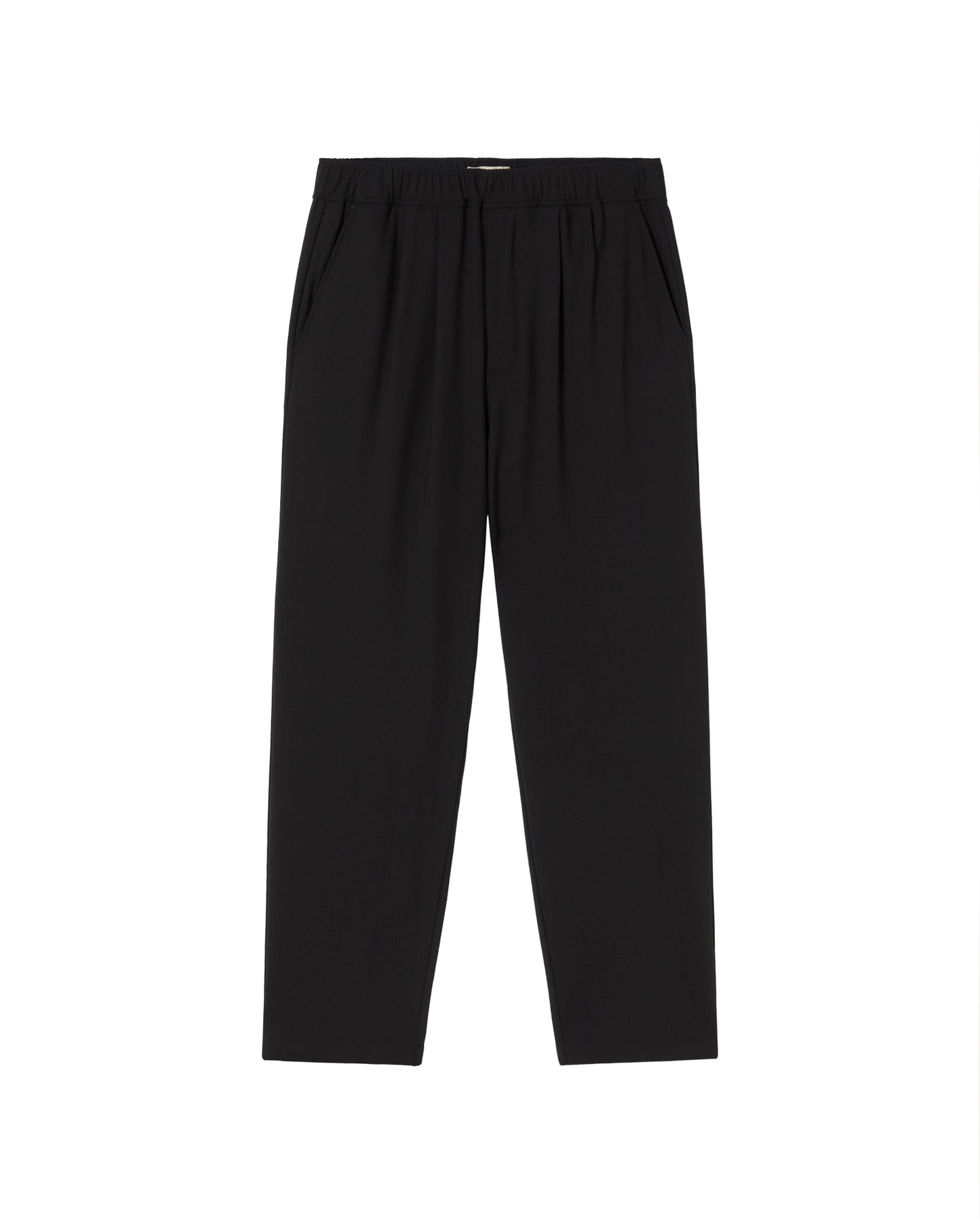 Pantalón negro Damien sostenible - silueta 1