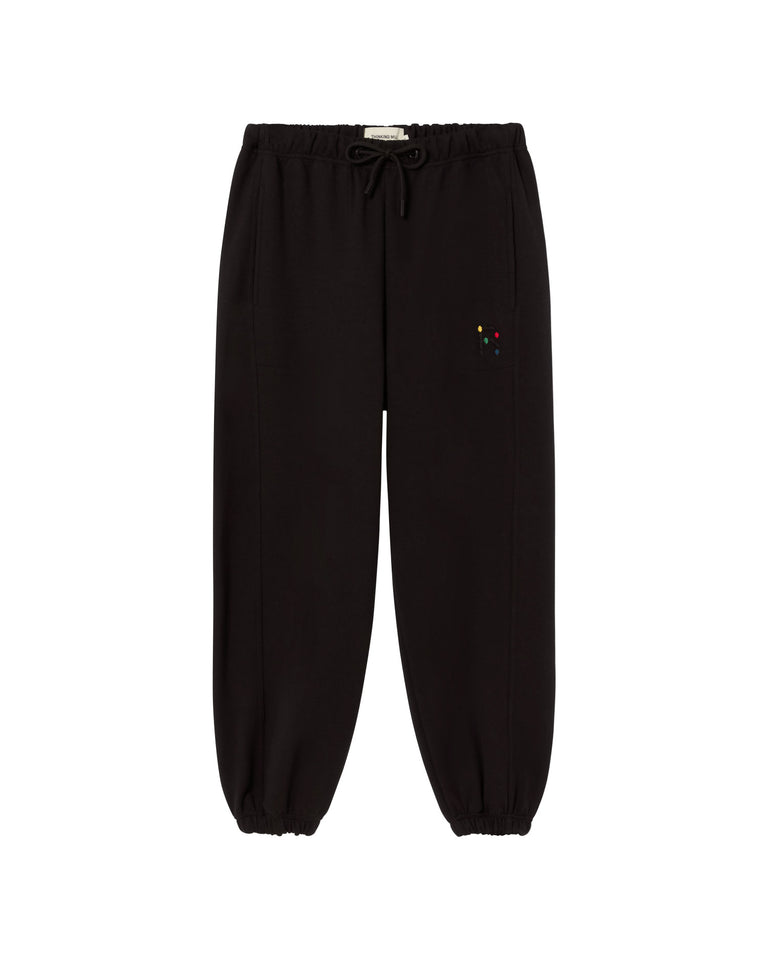 Pantalón negro Alexander hombre sostenible-silueta-1