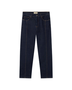 Pantalón denim medium wash Rainn sostenible - silueta 1