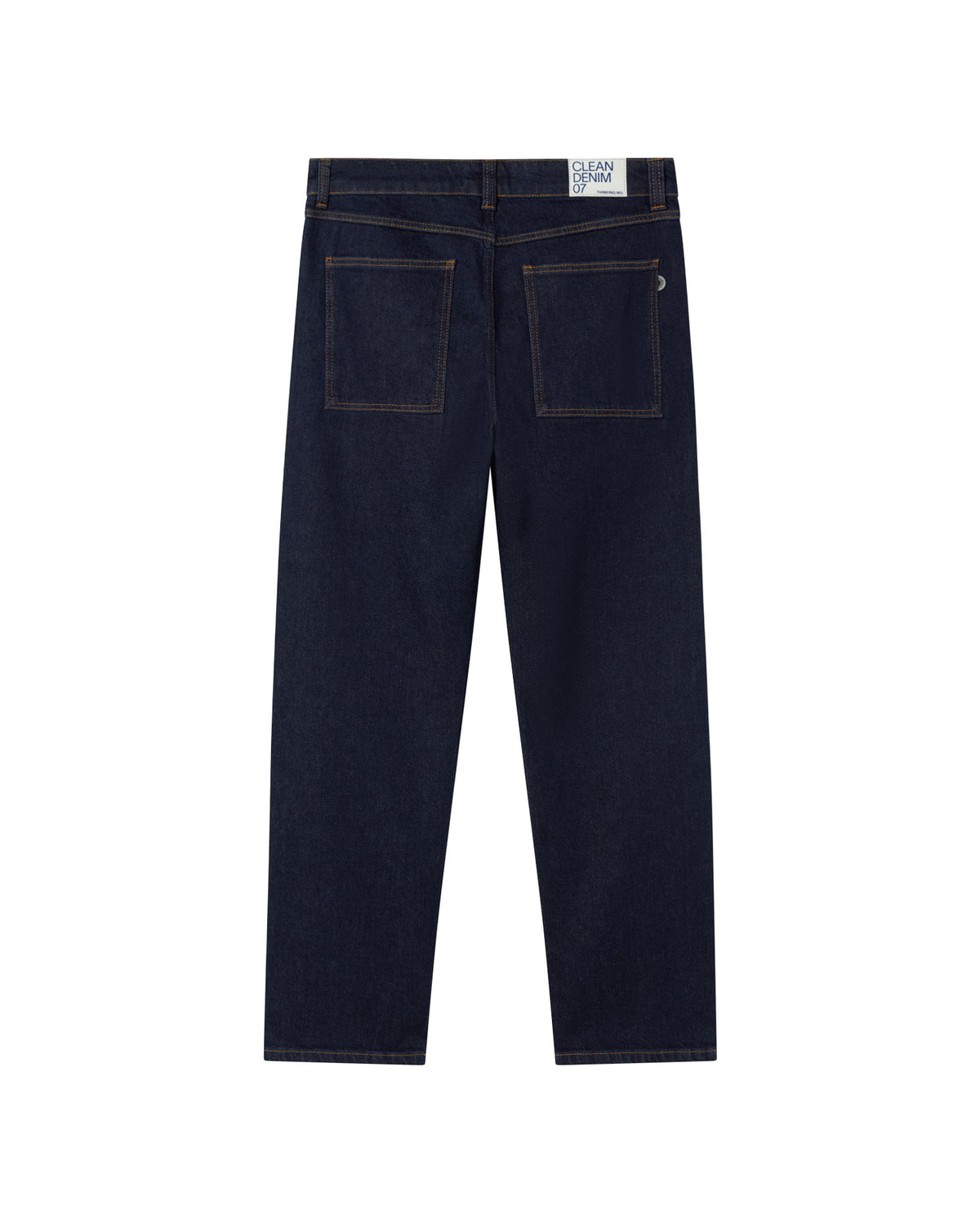 Pantalón denim medium wash Rainn sostenible - silueta 2